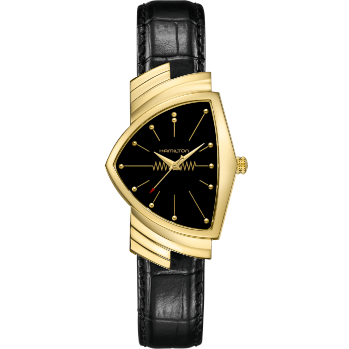 Hamilton Ventura Black Dial Asymmetric Ladies Watch H24301731