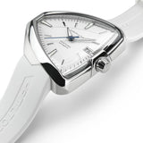 Hamilton Ventura Elvis80 Automatic Elvis White Dial White Rubber Strap H24505311