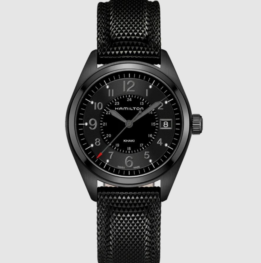 Hamilton Watch Khaki Field Date All Black Men's Watch H68401735