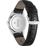 Hugo Boss Langfort Men's Black Leather Watch 1514356