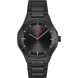 Hugo Boss #Lit Black IP Stainless Steel Men's Watch 1530450