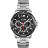 HUGO #SPORT Black Dial & Stainless Steel 1530195