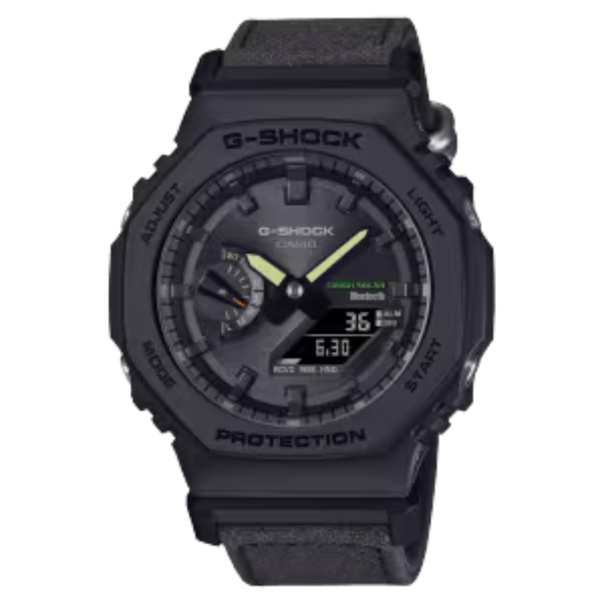 Casio G-Shock GA-B2100BEG-1A Analog-Digital Black & Electro Green Resin Strap Watch GAB2100BEG-1A - Bijoux Eclore