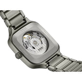 Rado R27196152  Unisex  Automatic True Square Skeleton Gray Ceramic Bracelet Watch 38mm - Bijoux Eclore
