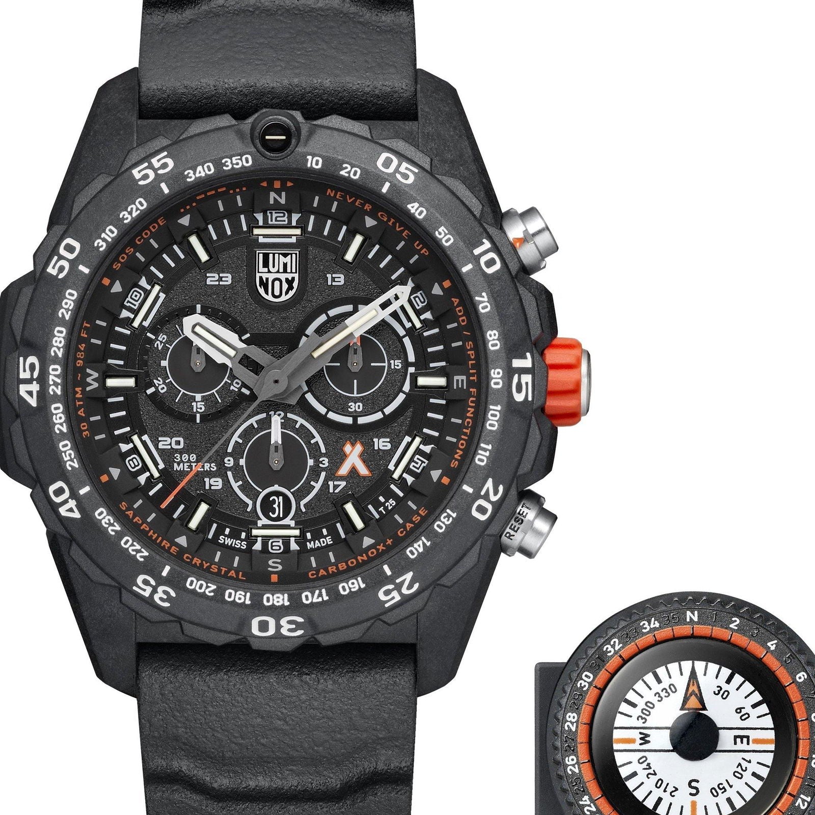 Luminox Bear Grylls Master Chronograph Black Dial Men's Watch XB.3741