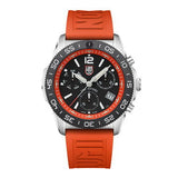 Luminox  Chronograph 44mm, Orange Rubber Strap Diver Watch XS.3149