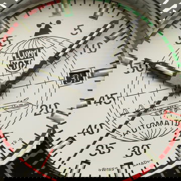 Luminox Constellation Cream Dial Brown Leather Strap Mens Watch XA.9607