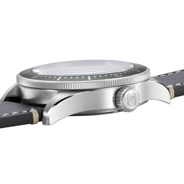 Luminox Constellation Grey Dial Grey Leather Strap Mens Watch XA.9602