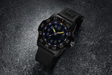 Luminox Navy SEAL Black Silicone Strap Mens Watch XS.3503.NSF