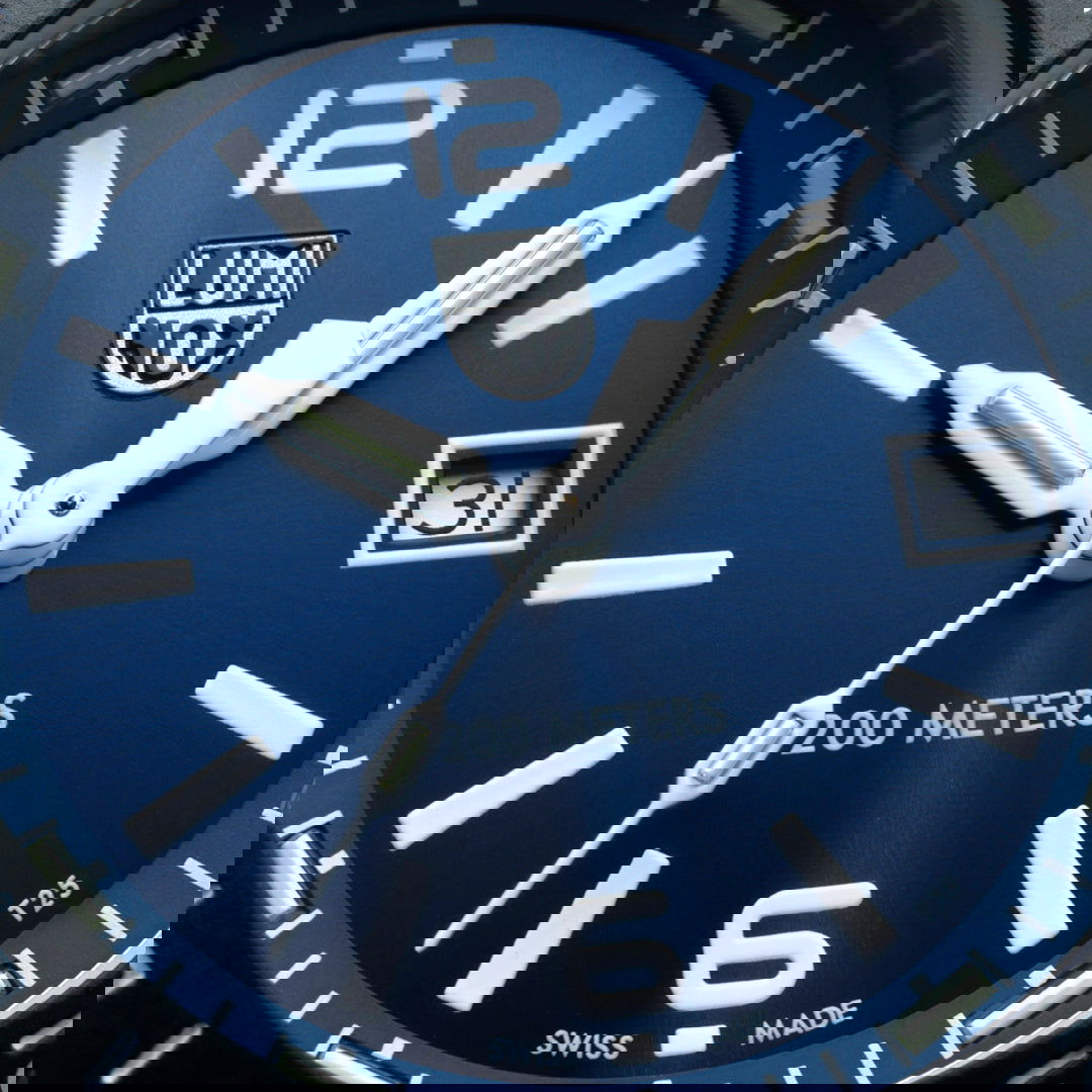 Luminox Pacific Diver Quartz Blue Dial Stainless Steel Watch 3123M.SET