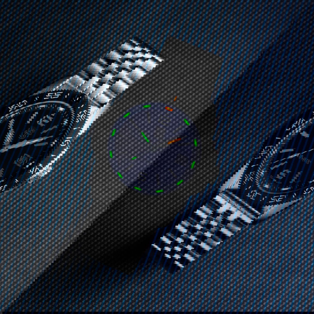 Luminox Pacific Diver Quartz Blue Dial Stainless Steel Watch 3123M.SET