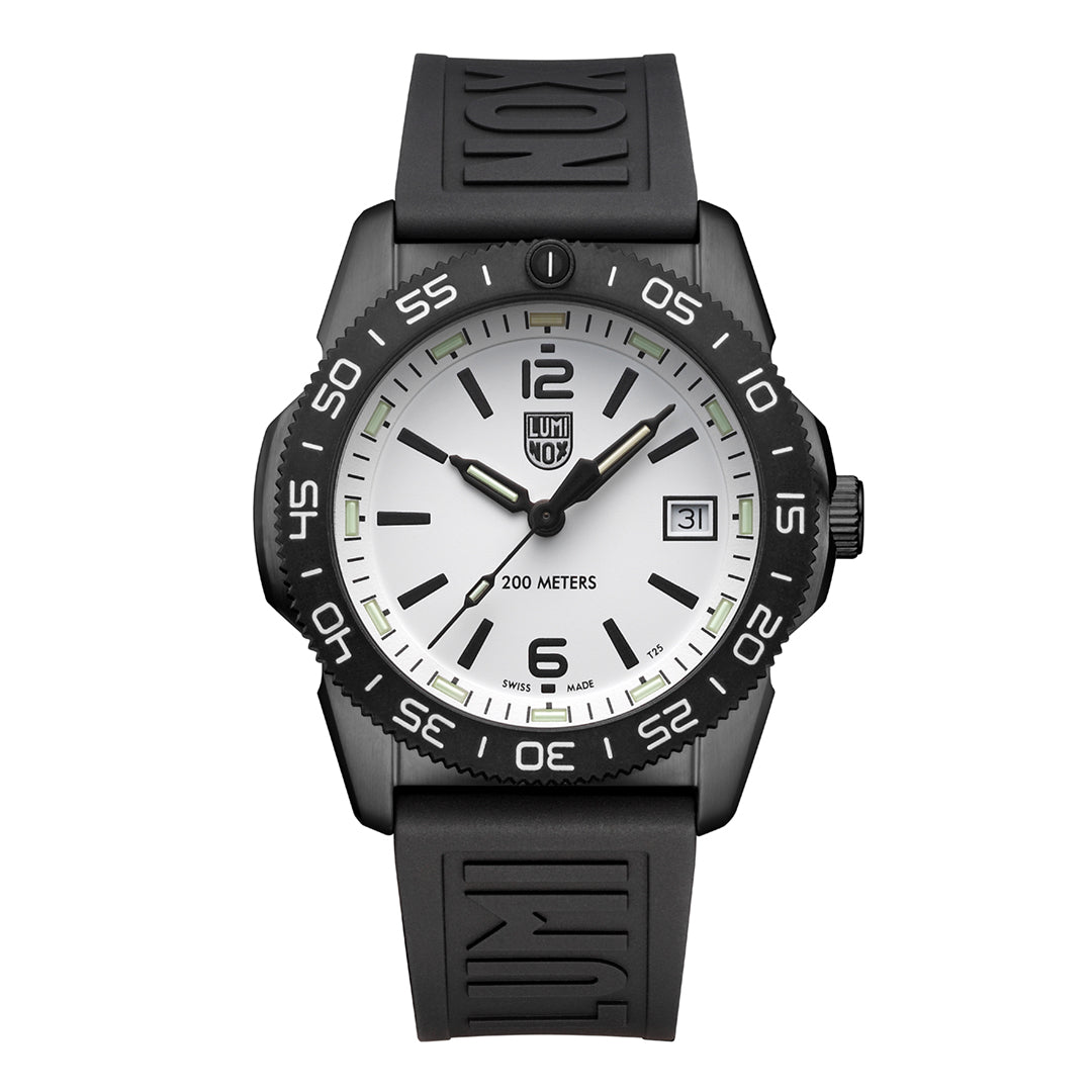 Luminox Pacific Diver White Dial Black Rubber Strap Men's Watch XS.3127M