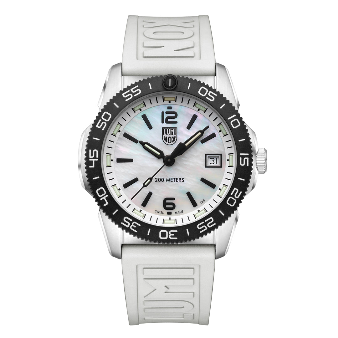 Luminox Pacific Diver White Rubber Quartz Men's Watch 3128M.SET