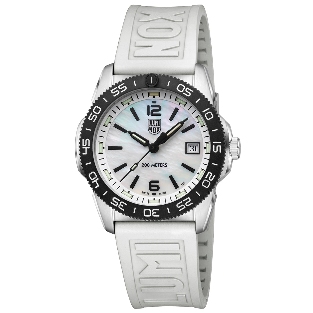 Luminox Pacific Diver White Rubber Quartz Men's Watch 3128M.SET