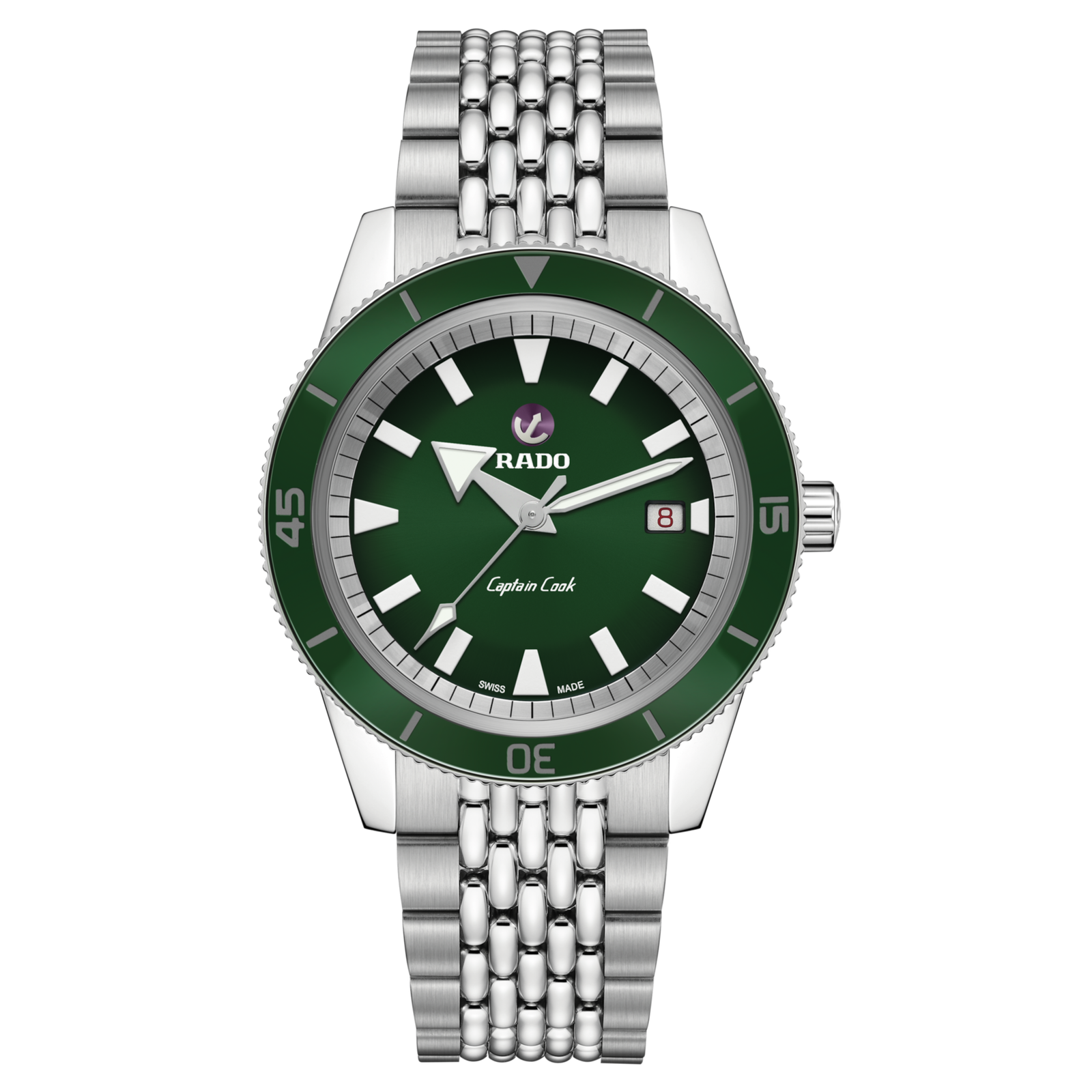 Rado Captain Cook Automatic Green Dial Men's Watch R32505318