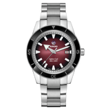 Rado Captain Cook Automatic Red Dial Stainless Steel Watch R32105353