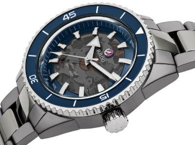 Rado Captain Cook High-Tech Ceramic Automatic Blue Dial Men's Watch R32128202