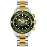 Rado Captain Cook High-Tech Ceramic Diver Dial Two-Tone Three Strap Watch R32151318