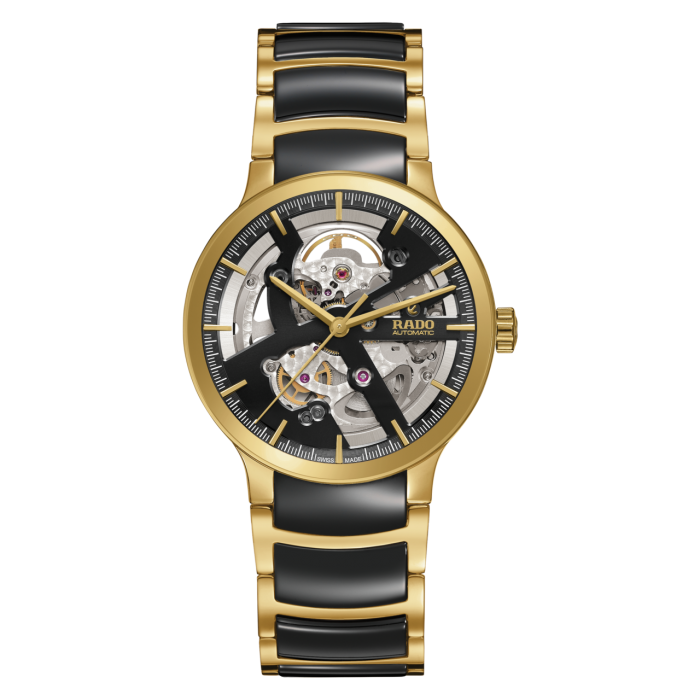 Rado Centrix Automatic Open Heart Black Dial Unisex Watch R30180162