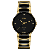 Rado Centrix Diamonds Black Gold Tone Men's Watch R30022712