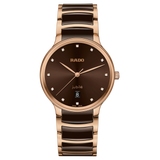 Rado Centrix Diamonds Brown Dial Men's Watch R30023732