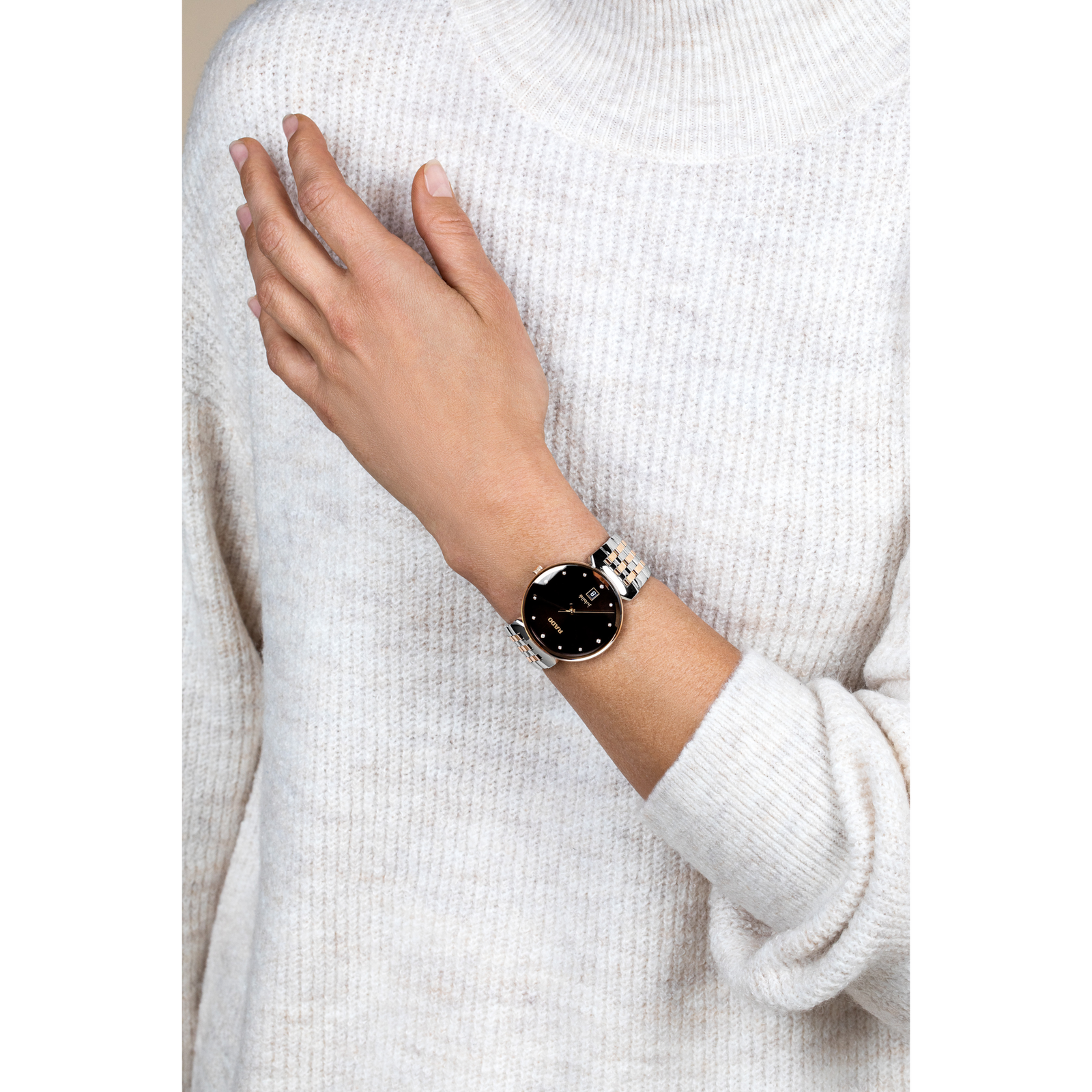 Rado Florence Classic Diamonds Brown Dial Watch R48912763