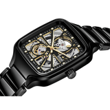 Rado True Square Automatic Open Heart  Black Dial Watch R27086712