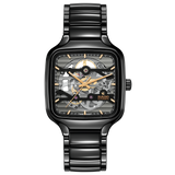 Rado True Square Automatic Skeleton Black High-Tech Ceramic R27124162
