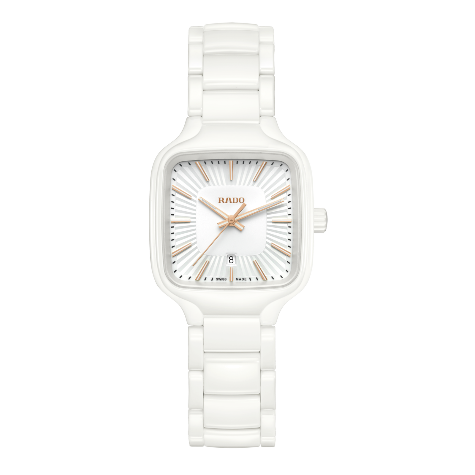 Rado True Square Quartz White Dial Ladies Watch R27072012