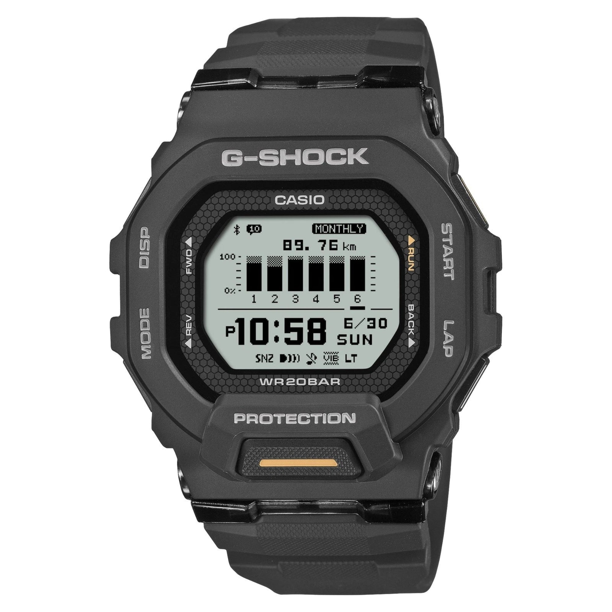 CASIO G-SHOCK GBD-200-1A1 JF Black Bluetooth, Solar Men's Watch New in Box - Bijoux Eclore