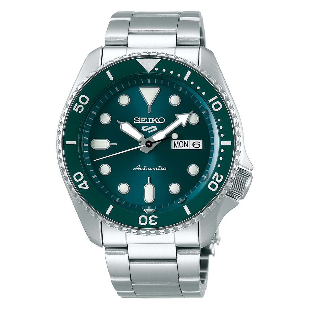 Seiko 5 Sports Automatic Green Dial Men's Watch SRPD61