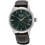 Seiko Presage Cocktail Time Brown Leather Strap Watch SSA459