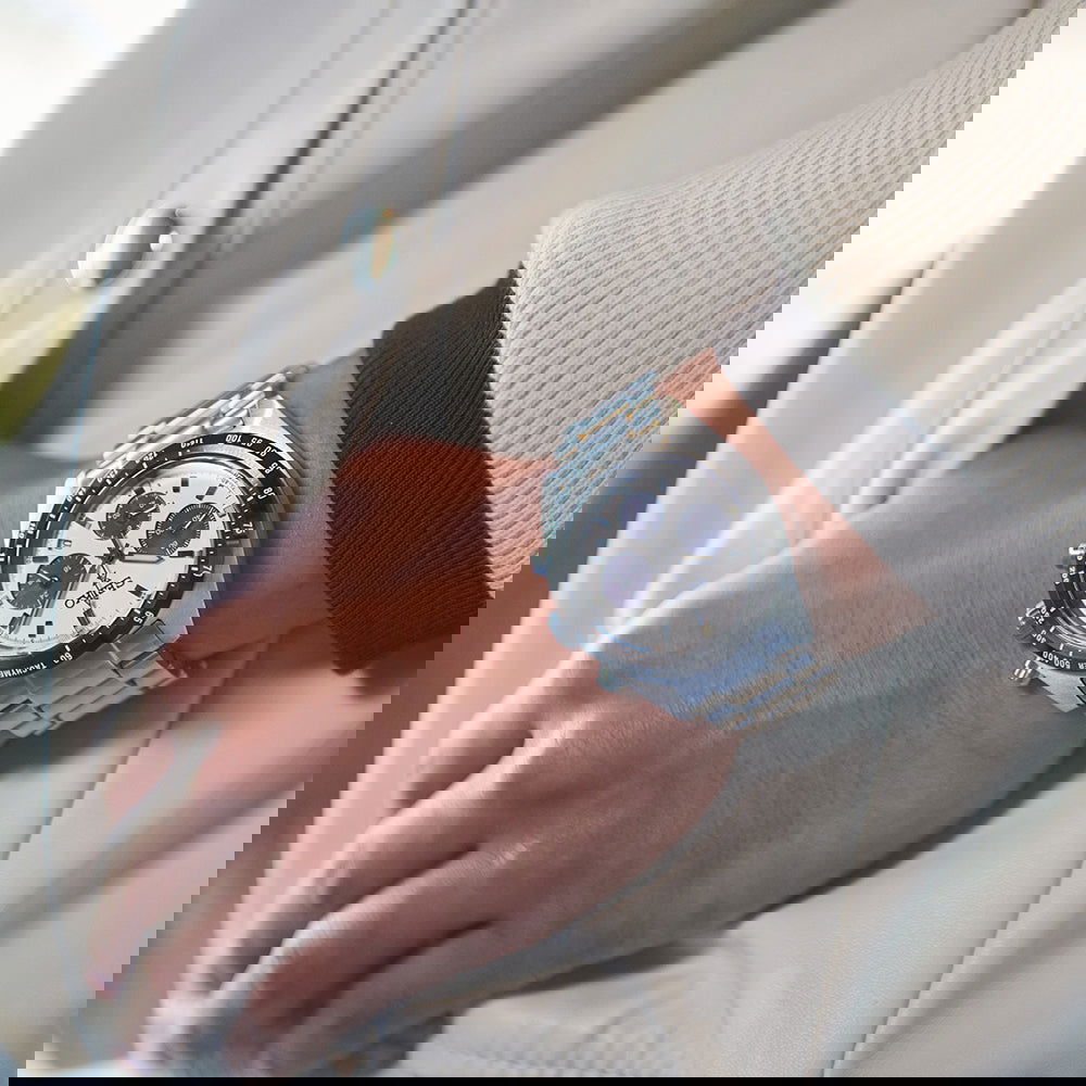 Seiko Stainless Steel Prospex Solar Chronograph Watch SSC813P1