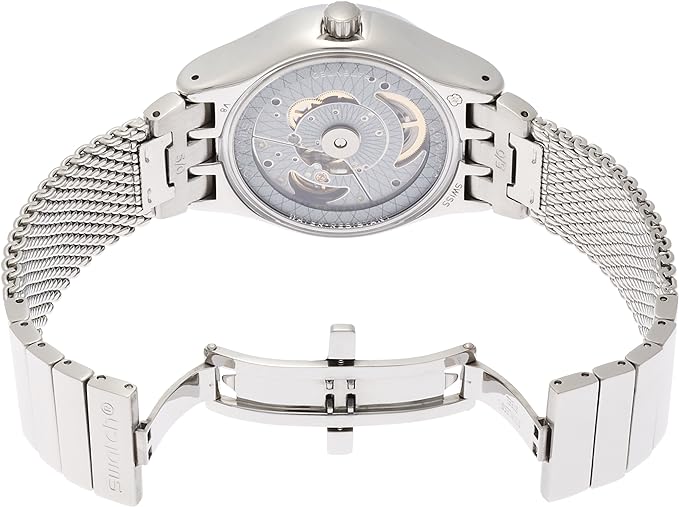 Swatch Analogue Classic Automatic Watch with Stainless Steel Strap YIS406GA