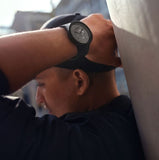 Swatch Bioceramic C-Black Quartz Black Dial Men's Watch SB03B100