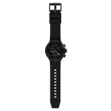 Swatch Checkpoint Black Quartz Black Dial Silicone Strap Watch SB02B400