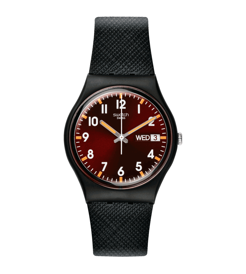 Swatch Classic Sir Red SO28B704
