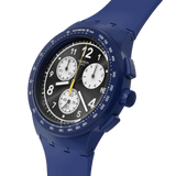 Swatch Nothing Basic About Blue Dial Mens Watch SUSN418