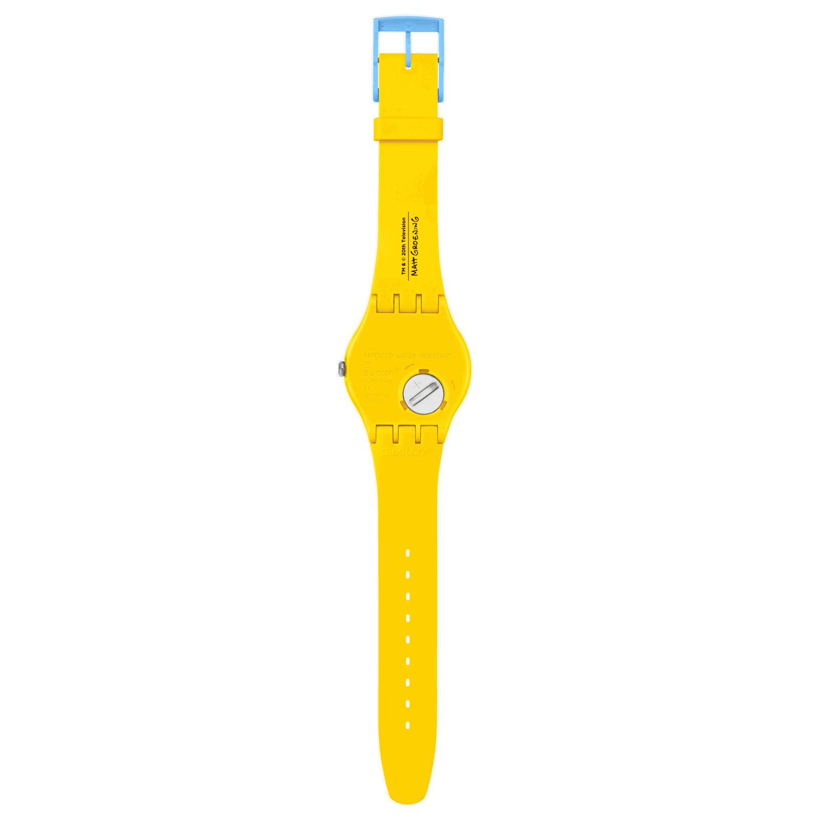 Swatch Seconds Of Sweetness Yellow Dial Yellow Silicone Strap Unisex Watch SO29Z134