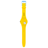 Swatch Seconds Of Sweetness Yellow Dial Yellow Silicone Strap Unisex Watch SO29Z134
