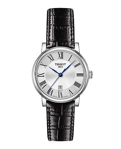 Tissot CARSON PREMIUM Lady White Dial LTHR Band Women's Watch T122.210.16.033.00