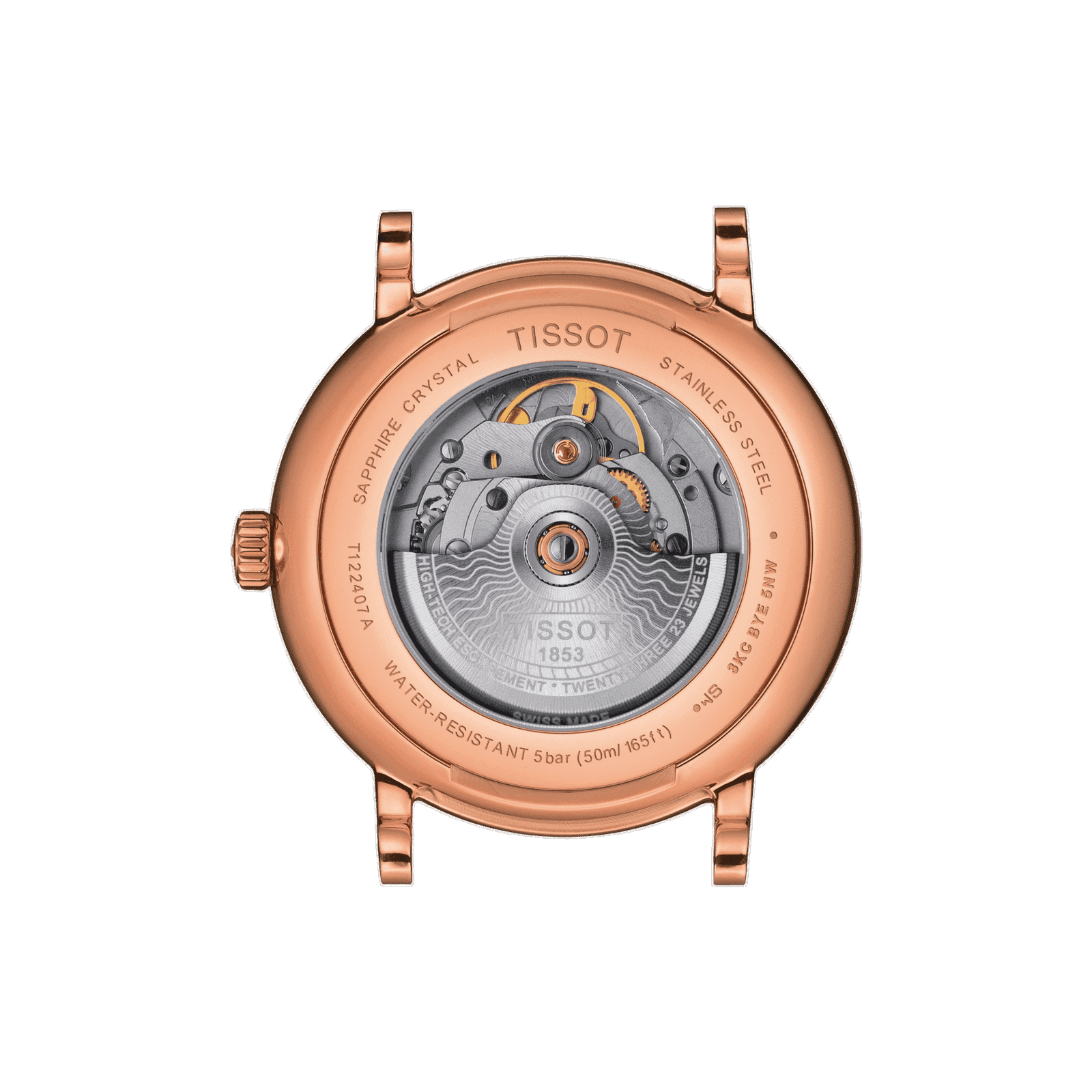 Tissot CARSON PREMIUM PowerMatic 80 Silver Dial Men's Watch T122.407.36.031.00