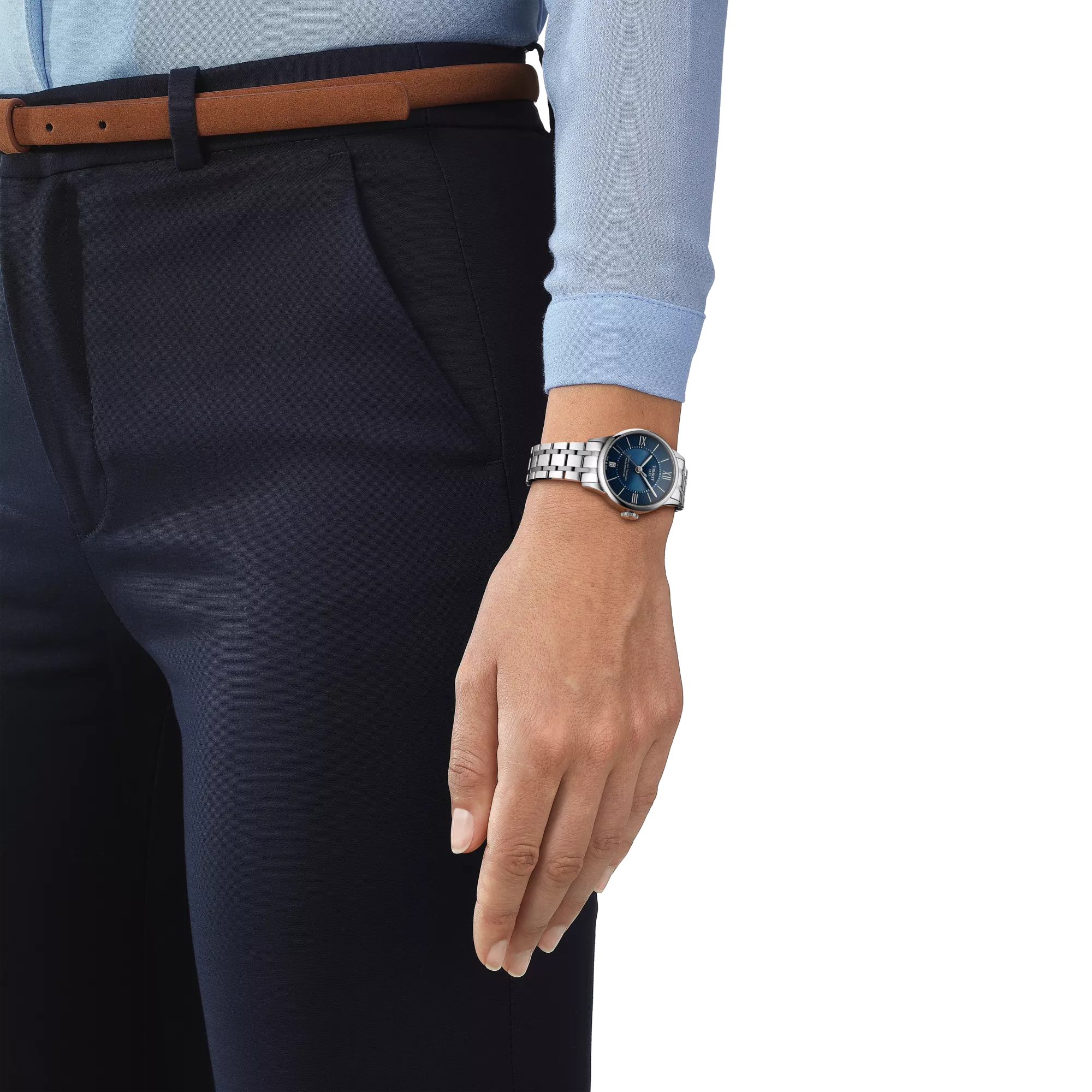 TISSOT CHEMIN DES TOURELLES POWERMATIC 80 LADY T099.207.11.048.00 - Bijoux Eclore