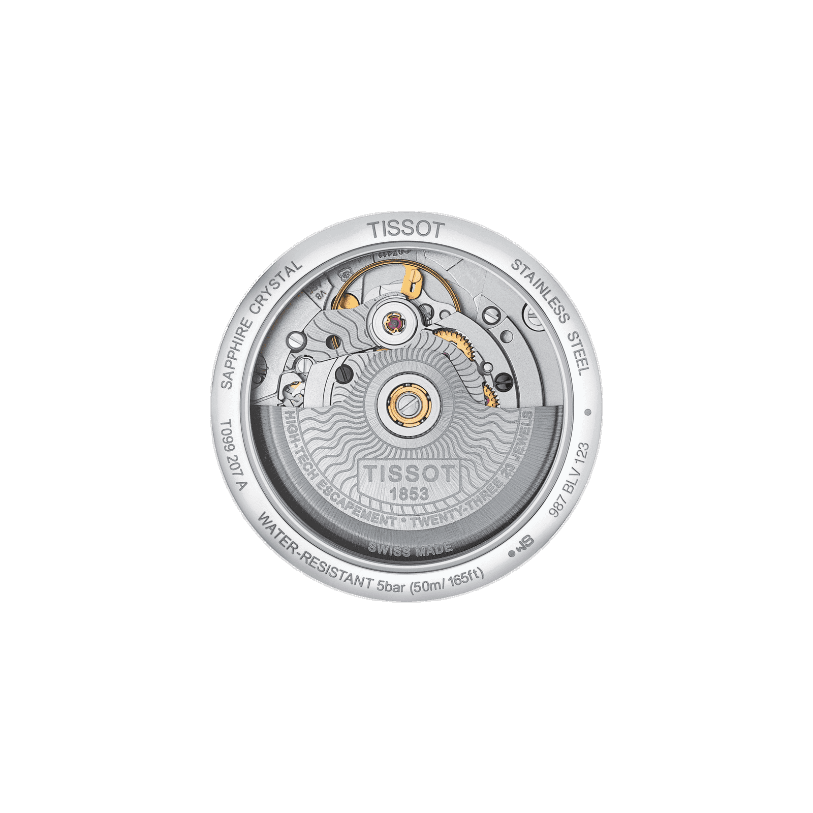 TISSOT CHEMIN DES TOURELLES POWERMATIC 80 LADY T099.207.22.118.02