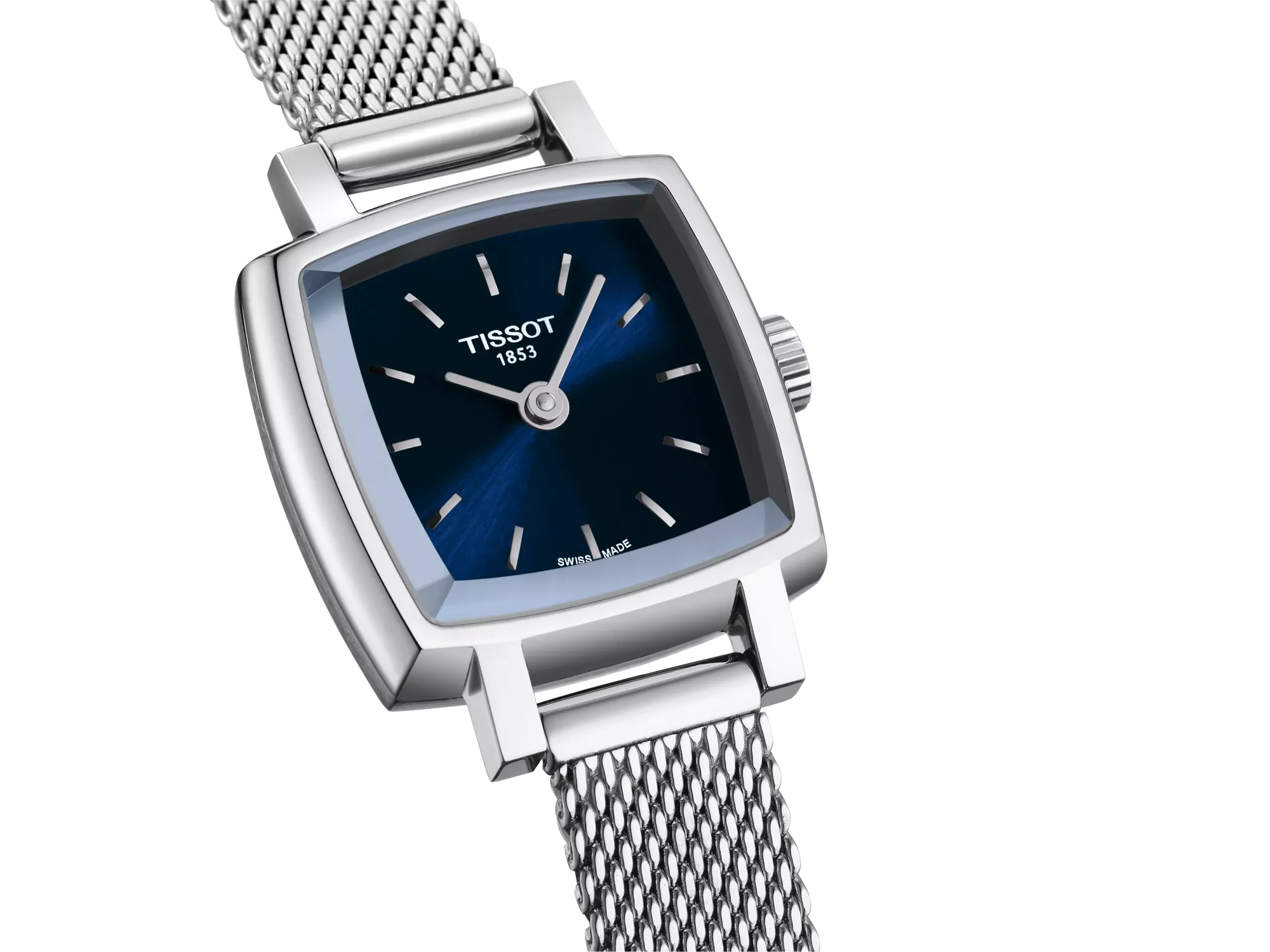 Tissot Lovely Square Blue Dial Women's Watch T058.109.11.041.00 - Bijoux Eclore