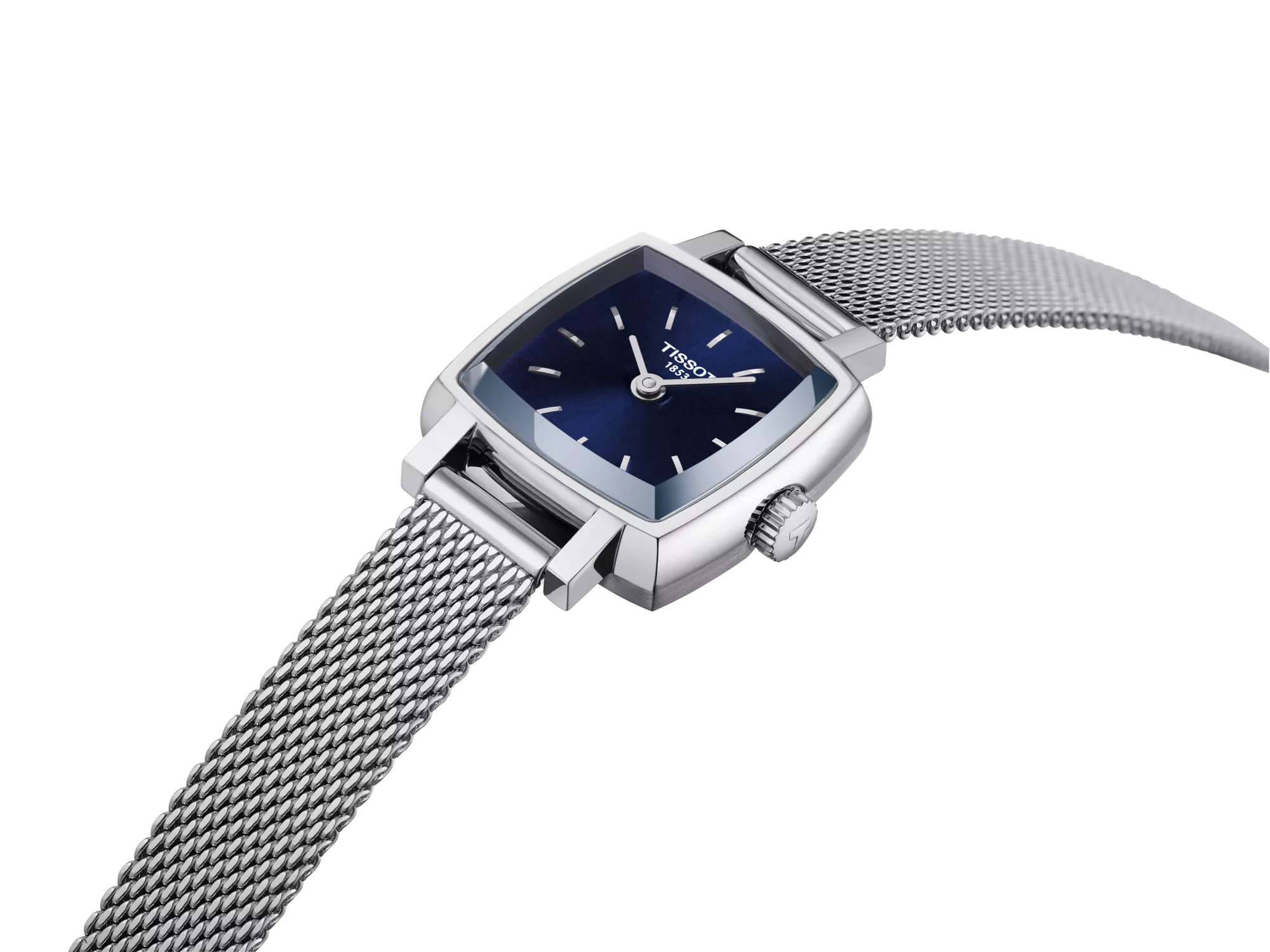 Tissot Lovely Square Blue Dial Women's Watch T058.109.11.041.00 - Bijoux Eclore