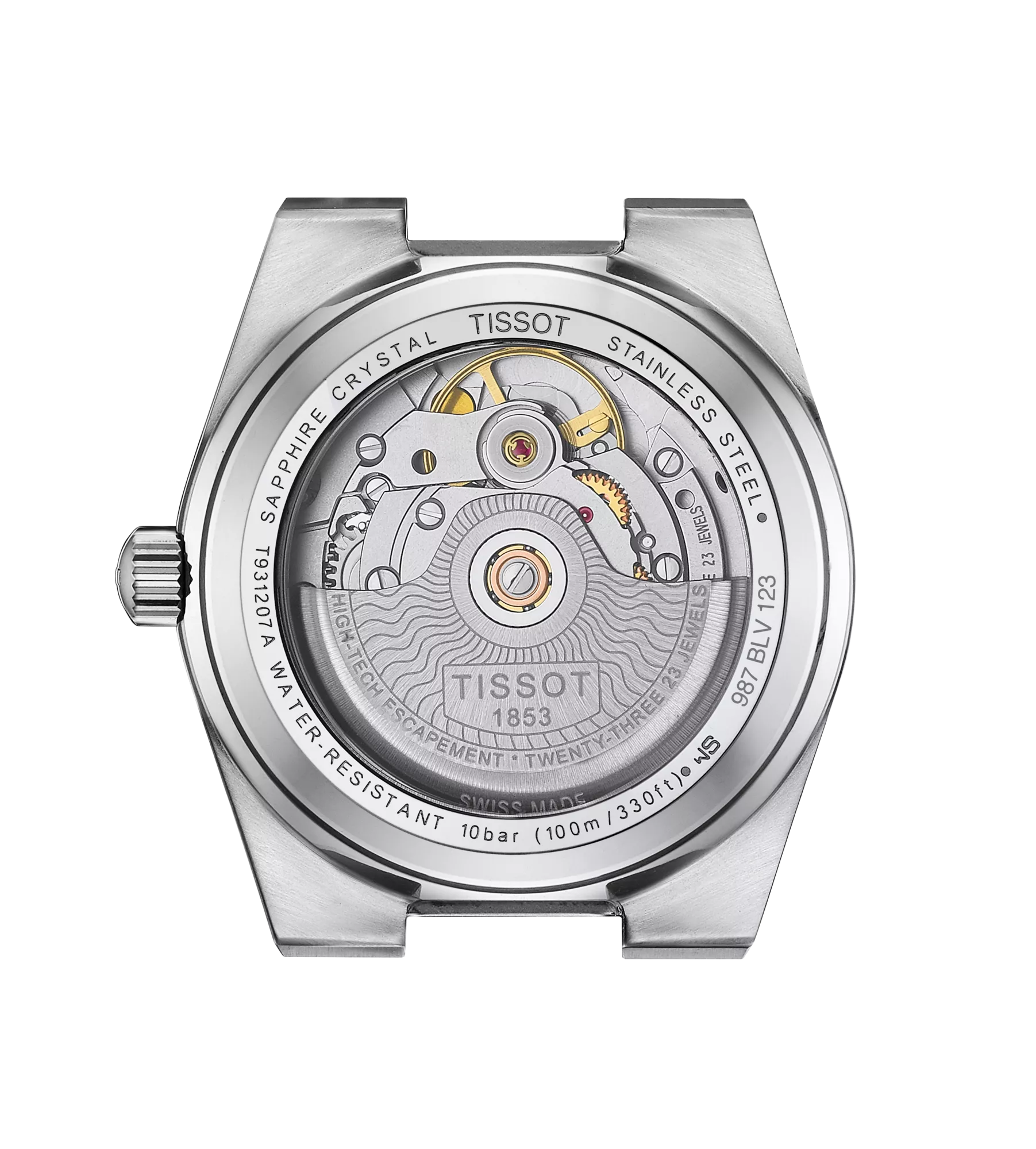 Tissot PRX 35mm Powermatic 80 Steel & 18k Gold Bezel T931.207.41.336.00 - Bijoux Eclore