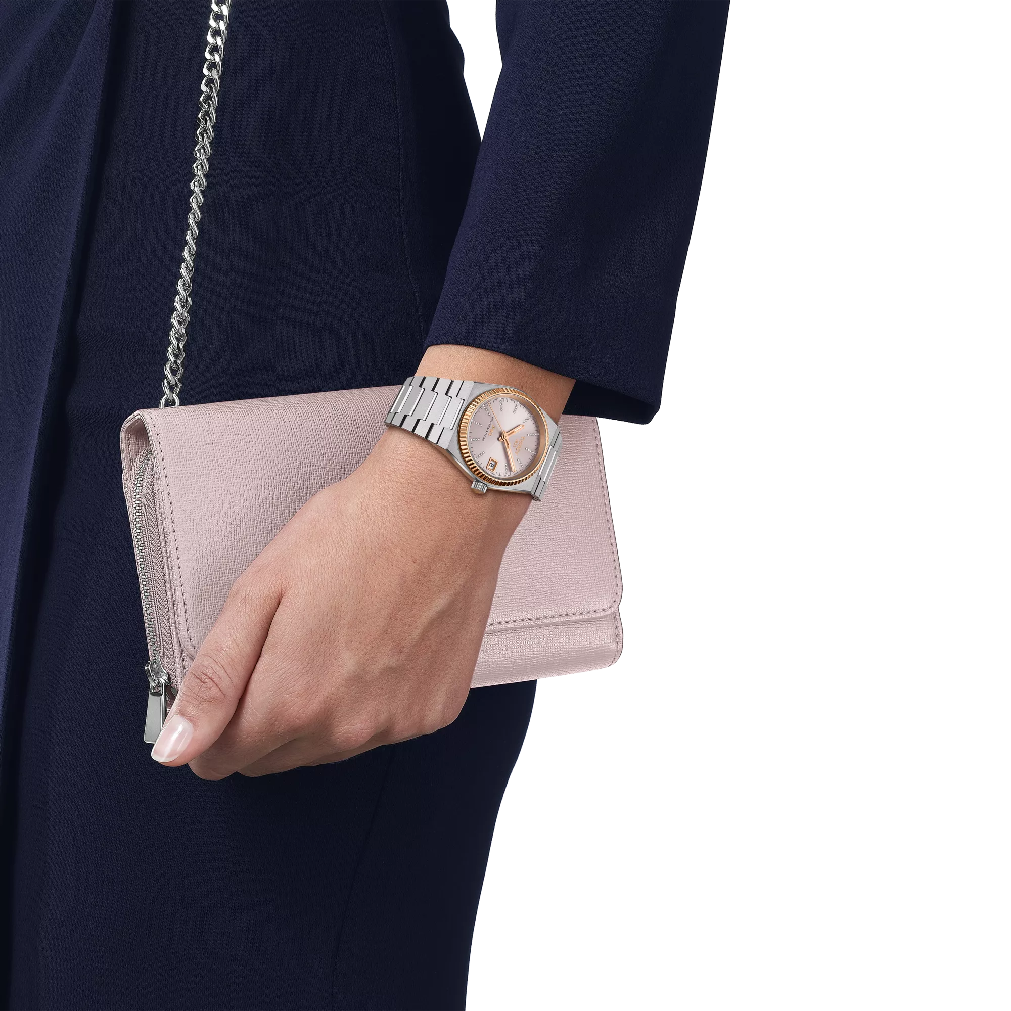 Tissot PRX 35mm Powermatic 80 Steel & 18k Gold Bezel T931.207.41.336.00 - Bijoux Eclore