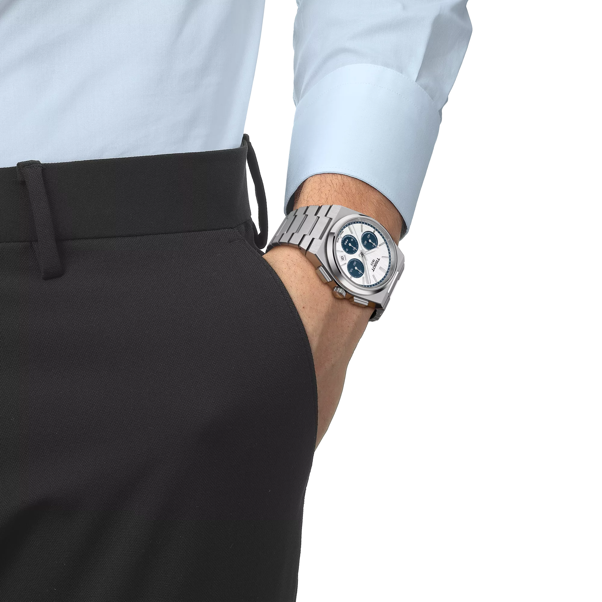 Tissot PRX Automatic Chronograph Grey Dial Stainless Steel Watch T137.427.11.011.01 - Bijoux Eclore