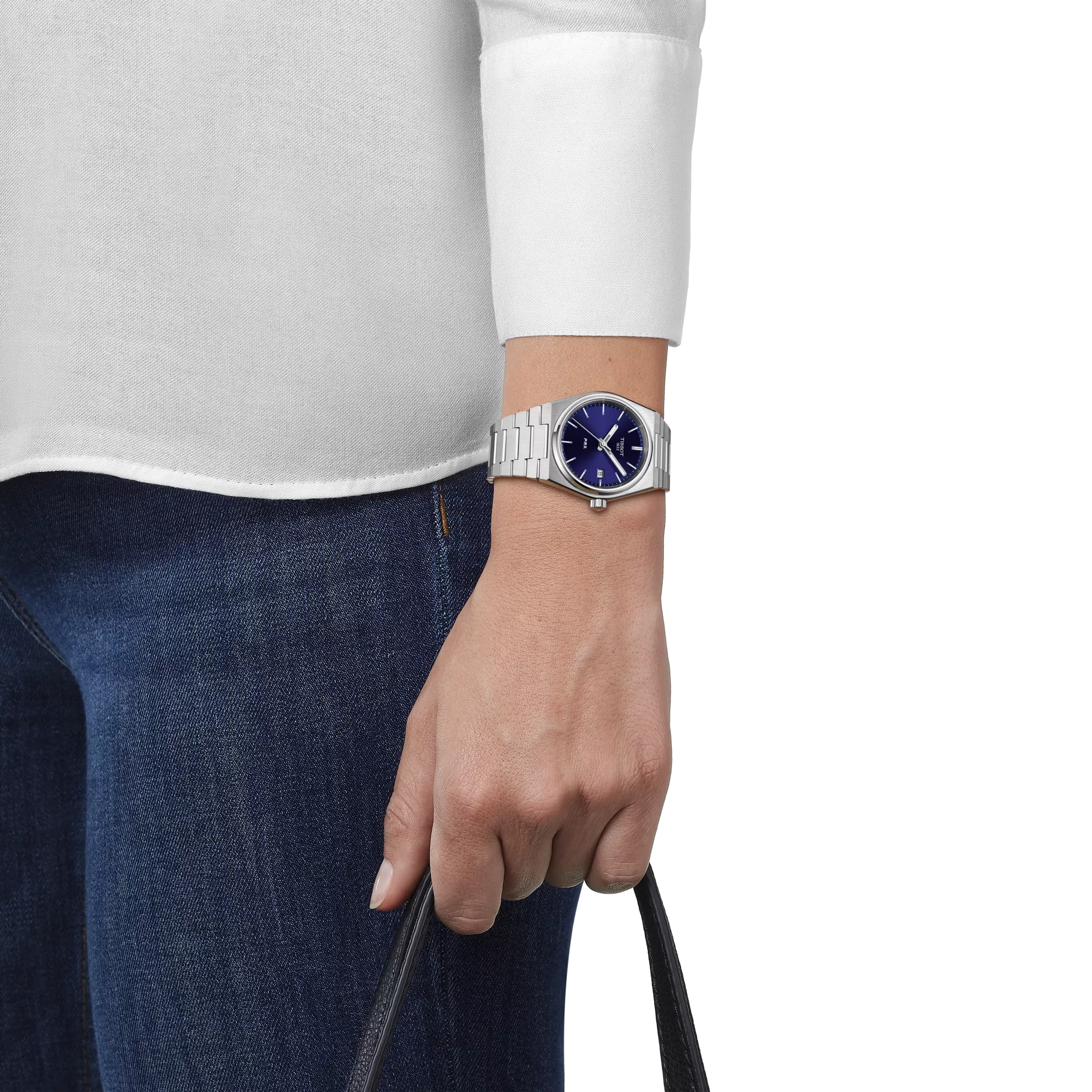 Tissot PRX Blue Dial and Stainless Steel Bracelet Watch T137.210.11.041.00 - Bijoux Eclore